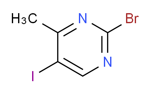 CAS No. 1805506-81-3, 2-Bromo-5-iodo-4-methylpyrimidine