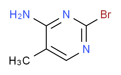 CAS No. 1381936-67-9, 2-Bromo-5-methylpyrimidin-4-amine