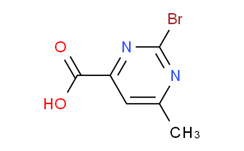 CAS No. 1781772-01-7, 2-Bromo-6-methylpyrimidine-4-carboxylic acid