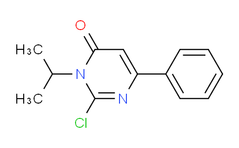 CAS No. 1707569-11-6, 2-Chloro-3-isopropyl-6-phenylpyrimidin-4(3H)-one