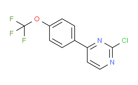 CAS No. 954217-67-5, 2-Chloro-4-(4-(trifluoromethoxy)phenyl)pyrimidine