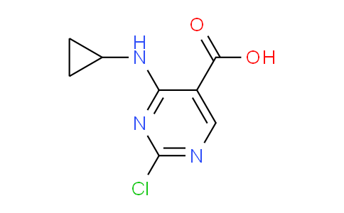CAS No. 1192711-37-7, 2-Chloro-4-(cyclopropylamino)pyrimidine-5-carboxylic acid