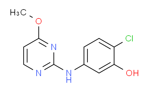 CAS No. 915774-30-0, 2-Chloro-5-((4-methoxypyrimidin-2-yl)amino)phenol