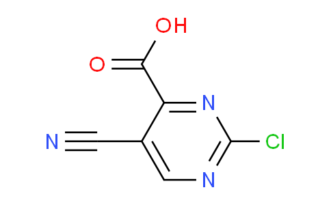 CAS No. 1784083-82-4, 2-Chloro-5-cyanopyrimidine-4-carboxylic acid