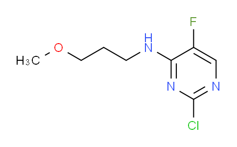 CAS No. 1338494-90-8, 2-Chloro-5-fluoro-N-(3-methoxypropyl)pyrimidin-4-amine