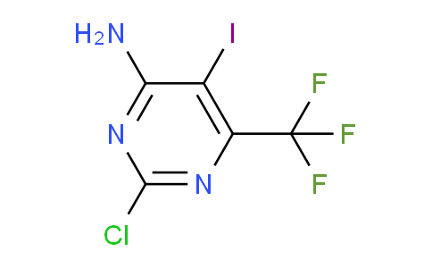 CAS No. 1823338-66-4, 2-Chloro-5-iodo-6-(trifluoromethyl)pyrimidin-4-amine