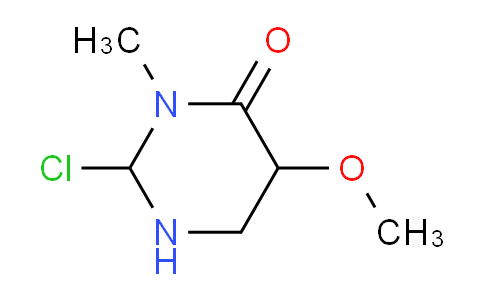 CAS No. 1632285-99-4, 2-Chloro-5-methoxy-3-methyltetrahydropyrimidin-4(1H)-one