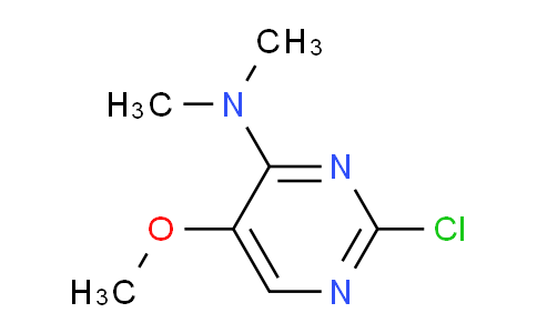 CAS No. 1269626-33-6, 2-Chloro-5-methoxy-N,N-dimethylpyrimidin-4-amine