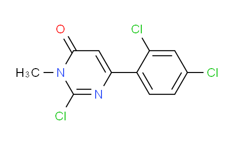 CAS No. 1447949-77-0, 2-Chloro-6-(2,4-dichlorophenyl)-3-methylpyrimidin-4(3H)-one