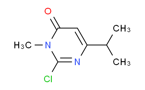 CAS No. 1710202-64-4, 2-Chloro-6-isopropyl-3-methylpyrimidin-4(3H)-one