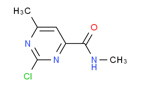 CAS No. 1201657-29-5, 2-Chloro-N,6-dimethylpyrimidine-4-carboxamide