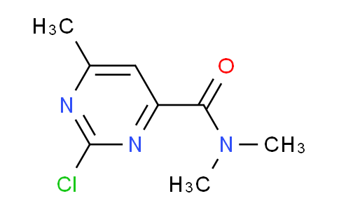 CAS No. 183544-25-4, 2-Chloro-N,N,6-trimethylpyrimidine-4-carboxamide