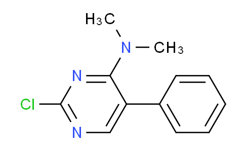 CAS No. 771555-68-1, 2-Chloro-N,N-dimethyl-5-phenylpyrimidin-4-amine