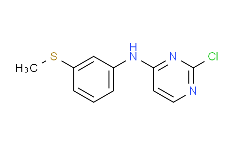 CAS No. 1248815-62-4, 2-Chloro-N-(3-(methylthio)phenyl)pyrimidin-4-amine