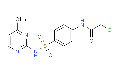 CAS No. 64877-35-6, 2-Chloro-N-(4-(N-(4-methylpyrimidin-2-yl)sulfamoyl)phenyl)acetamide