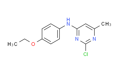 CAS No. 917747-71-8, 2-Chloro-N-(4-ethoxyphenyl)-6-methylpyrimidin-4-amine