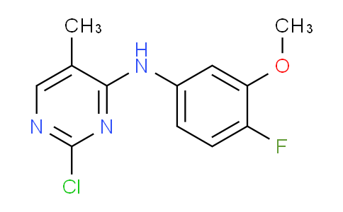 CAS No. 936092-73-8, 2-Chloro-N-(4-fluoro-3-methoxyphenyl)-5-methylpyrimidin-4-amine