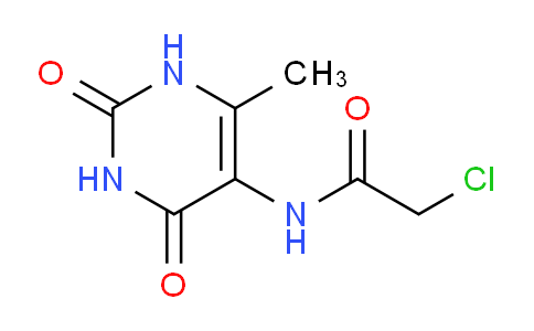 CAS No. 27870-38-8, 2-Chloro-N-(6-methyl-2,4-dioxo-1,2,3,4-tetrahydropyrimidin-5-yl)acetamide