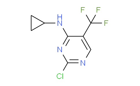 CAS No. 1050602-61-3, 2-Chloro-N-cyclopropyl-5-(trifluoromethyl)pyrimidin-4-amine