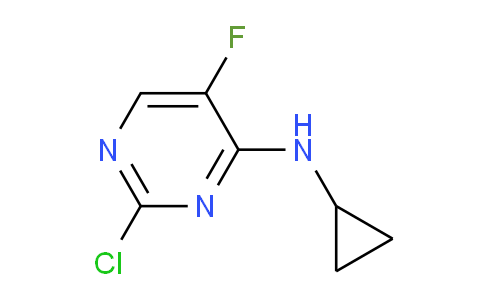 CAS No. 893772-23-1, 2-Chloro-N-cyclopropyl-5-fluoropyrimidin-4-amine