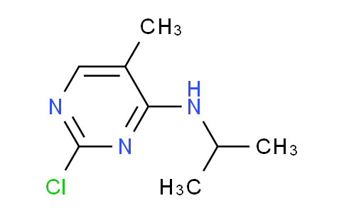 CAS No. 1217500-47-4, 2-Chloro-N-isopropyl-5-methylpyrimidin-4-amine