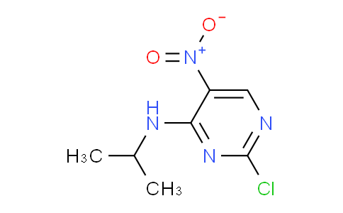 CAS No. 890094-38-9, 2-Chloro-N-isopropyl-5-nitropyrimidin-4-amine