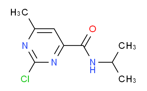 CAS No. 1344704-42-2, 2-Chloro-N-isopropyl-6-methylpyrimidine-4-carboxamide