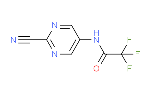 CAS No. 1434128-53-6, 2-Cyano-5-(trifluoroacetylamino)pyrimidine