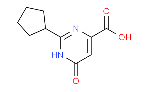 CAS No. 1368444-27-2, 2-Cyclopentyl-6-oxo-1,6-dihydropyrimidine-4-carboxylic acid