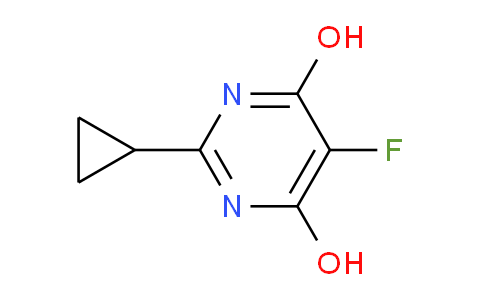 CAS No. 617715-97-6, 2-Cyclopropyl-5-fluoropyrimidine-4,6-diol