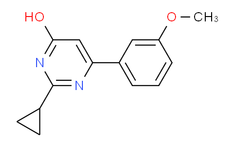 CAS No. 1708288-95-2, 2-Cyclopropyl-6-(3-methoxyphenyl)pyrimidin-4-ol
