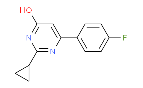 CAS No. 1707605-29-5, 2-Cyclopropyl-6-(4-fluorophenyl)pyrimidin-4-ol