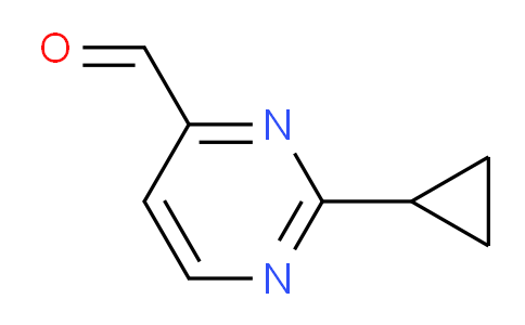CAS No. 948549-81-3, 2-Cyclopropyl-pyrimidine-4-carbaldehyde