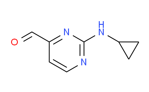 CAS No. 948549-74-4, 2-Cyclopropylamino-pyrimidine-4-carbaldehyde