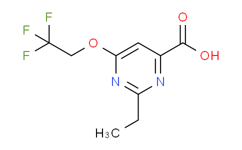 CAS No. 1707374-05-7, 2-Ethyl-6-(2,2,2-trifluoroethoxy)pyrimidine-4-carboxylic acid
