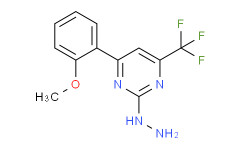 CAS No. 861440-88-2, 2-Hydrazinyl-4-(2-methoxyphenyl)-6-(trifluoromethyl)pyrimidine