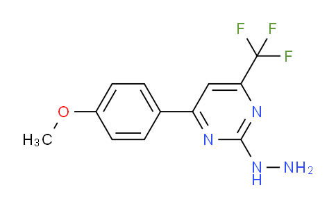 CAS No. 832737-33-4, 2-Hydrazinyl-4-(4-methoxyphenyl)-6-(trifluoromethyl)pyrimidine