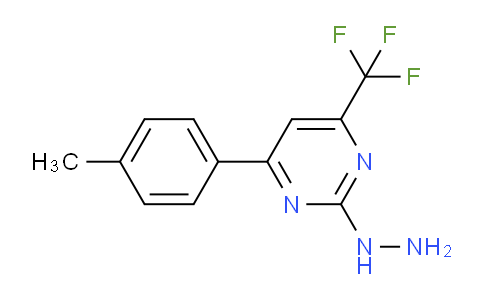 CAS No. 861227-55-6, 2-Hydrazinyl-4-(p-tolyl)-6-(trifluoromethyl)pyrimidine