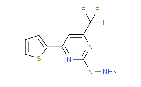 CAS No. 832737-83-4, 2-Hydrazinyl-4-(thiophen-2-yl)-6-(trifluoromethyl)pyrimidine