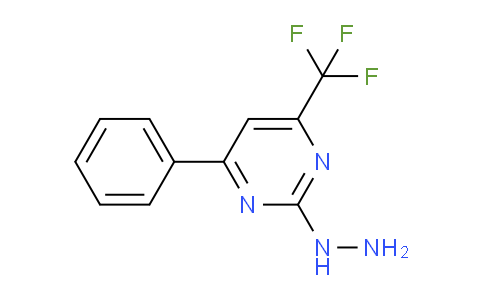 CAS No. 869952-73-8, 2-Hydrazinyl-4-phenyl-6-(trifluoromethyl)pyrimidine