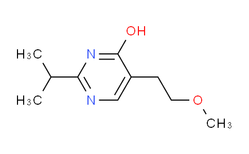 CAS No. 1403566-40-4, 2-Isopropyl-5-(2-methoxyethyl)pyrimidin-4-ol