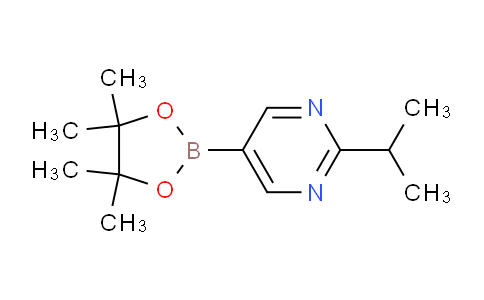 CAS No. 1820679-54-6, 2-Isopropyl-5-(4,4,5,5-tetramethyl-1,3,2-dioxaborolan-2-yl)pyrimidine