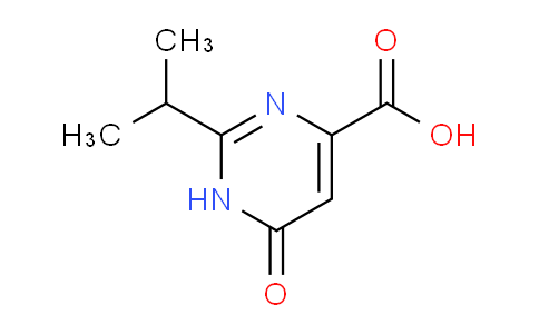 CAS No. 1281291-37-9, 2-Isopropyl-6-oxo-1,6-dihydropyrimidine-4-carboxylic acid