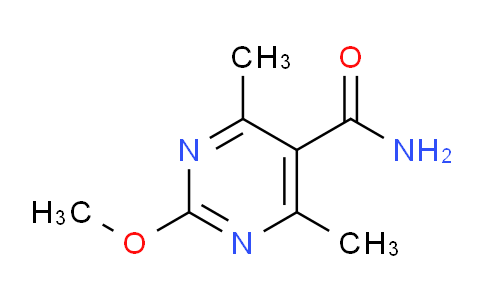 CAS No. 4786-62-3, 2-Methoxy-4,6-dimethylpyrimidine-5-carboxamide