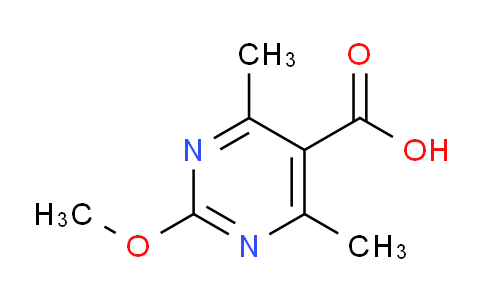 CAS No. 4786-61-2, 2-Methoxy-4,6-dimethylpyrimidine-5-carboxylic acid