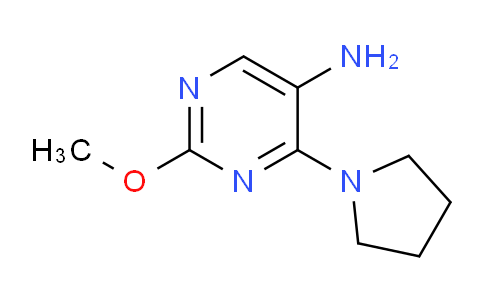 CAS No. 1706438-36-9, 2-Methoxy-4-(pyrrolidin-1-yl)pyrimidin-5-amine