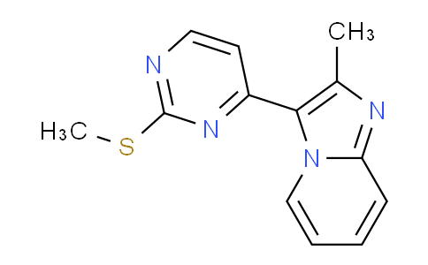 CAS No. 264127-50-6, 2-Methyl-3-(2-(methylthio)pyrimidin-4-yl)imidazo[1,2-a]pyridine