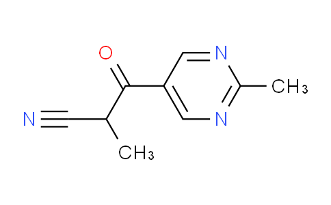 CAS No. 1956377-72-2, 2-Methyl-3-(2-methylpyrimidin-5-yl)-3-oxopropanenitrile