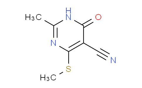 CAS No. 15908-63-1, 2-Methyl-4-(methylthio)-6-oxo-1,6-dihydropyrimidine-5-carbonitrile