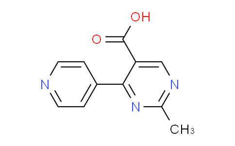 CAS No. 400076-51-9, 2-Methyl-4-(pyridin-4-yl)pyrimidine-5-carboxylic acid